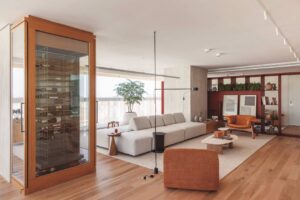Apartamento de 320 m² nos Jardins traduz a paixão pela música em arquitetura afetiva
